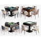 Sketch Master Home Decoration Commercial Space Game Room Mahjong Room Go Room Private Room Entertainment Room Table and Chair Su Model Materials
