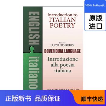 [Imported Original New Book] Original Introduction to Italian Poetry Italian Poetry Guide English-Italian Bilingual Edition Classic Anthology Luciano Rebay Imported Original Book Edite
