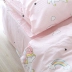 Kỳ lân cổ tích gió phim hoạt hình mềm mại chị cổ tích gió bông giường twill chăn đơn