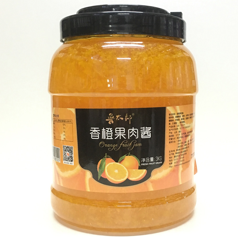 3kg orange jam Lu Taro orange jam orange fruit jam shaved ice milkshake baked jam