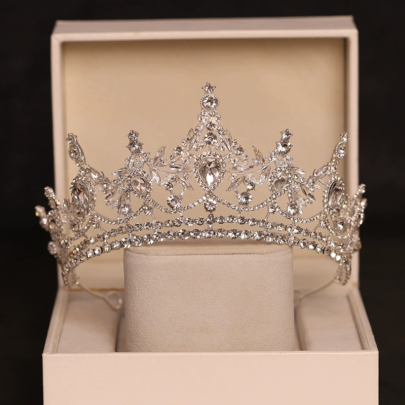 Birthday Crown, Adult 18-Year-Old Crown Gift, Bride's Headdress, Princess Elegant High-End Hairband, Wedding Dress Three-Piece Set Birthday Crown, Adult 18-Year-Old Crown Gift, Bride's Headdress, Princess Elegant High-End Hairband, Wedding Dress Three-Piece Set