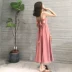 Váy đi biển nữ hè 2018 mới đi biển dài quây dài váy backless đầm Bali thon Váy dài