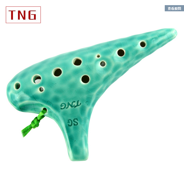 Taiwan TNG professional playing type sea wave 12-hole high-pitched G-tune ocarina twelve-hole SG ocarina