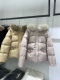 2025 Winter New Style Real Fox Fur Collar down Jacket for Women, Short Hooded Thickened 90% White Duck down Warm Coat