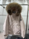 2025 New Style Workwear down Jacket for Women with Large Fur Collar, Thickened with 90% Down, Warm Parka, Loose Fit, Plus Size Coat