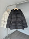 2025 Winter Cloud Puff down Jacket for Women, Petite Mid-Length Hooded Slimming Thickened Puffer Coat