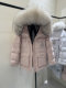 2025 Winter New Style Real Fur Collar Workwear Parka down Jacket for Women, Mid-Length, Loose Fit, Warm, Thickened Coat for Northeast