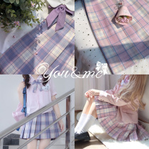 Spot original JK grid skirt (youme)Gemini buy one get one Aoi JK uniform Orthodox uniform skirt