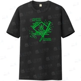 Призрак уничтожить лезвие короткое -изделий T -Fork Evil Killing Chare Olding Carcoal ji lang you dou dou anime, окружающая T -For -Fish