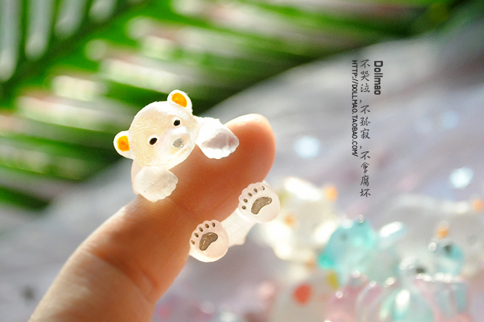 Nhật Bản đích thực Epoch gấu bắc cực dễ thương gấu gấu thạch xoắn trứng búp bê đồ chơi trang trí tay - Capsule Đồ chơi / Búp bê / BJD / Đồ chơi binh sĩ mô hình jujutsu kaisen