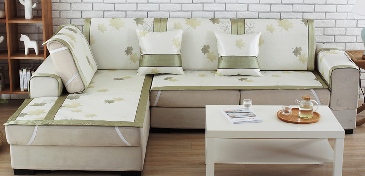Mùa hè sofa đệm mùa hè băng lụa mat sofa đệm phòng khách trượt tất cả bao gồm phổ quát bao gồm sofa - Ghế đệm / đệm Sofa nệm lót ghế sofa gỗ