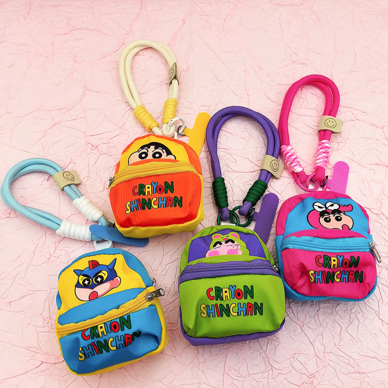 Cartoon Style Crayon Shin-Chan Phone Charm Can Hold Lipstick, Earphones, Coin Purse, Anti-Lost Lanyard Storage Bag Cartoon Style Crayon Shin-Chan Phone Charm Can Hold Lipstick, Earphones, Coin Purse, Anti-Lost Lanyard Storage Bag