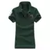 2019 Châu Âu và Mỹ Thể thao nữ Áo thun polo Áo sơ mi nữ trang trí cổ áo màu thêu quần áo tennis ngắn - Áo polo thể thao áo phông nam polo Áo polo thể thao