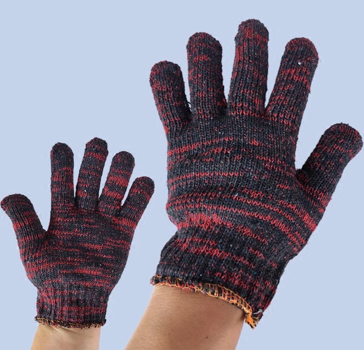 Labor insurance gloves red yarn flower yarn car repair work brick logistics 700g 800g