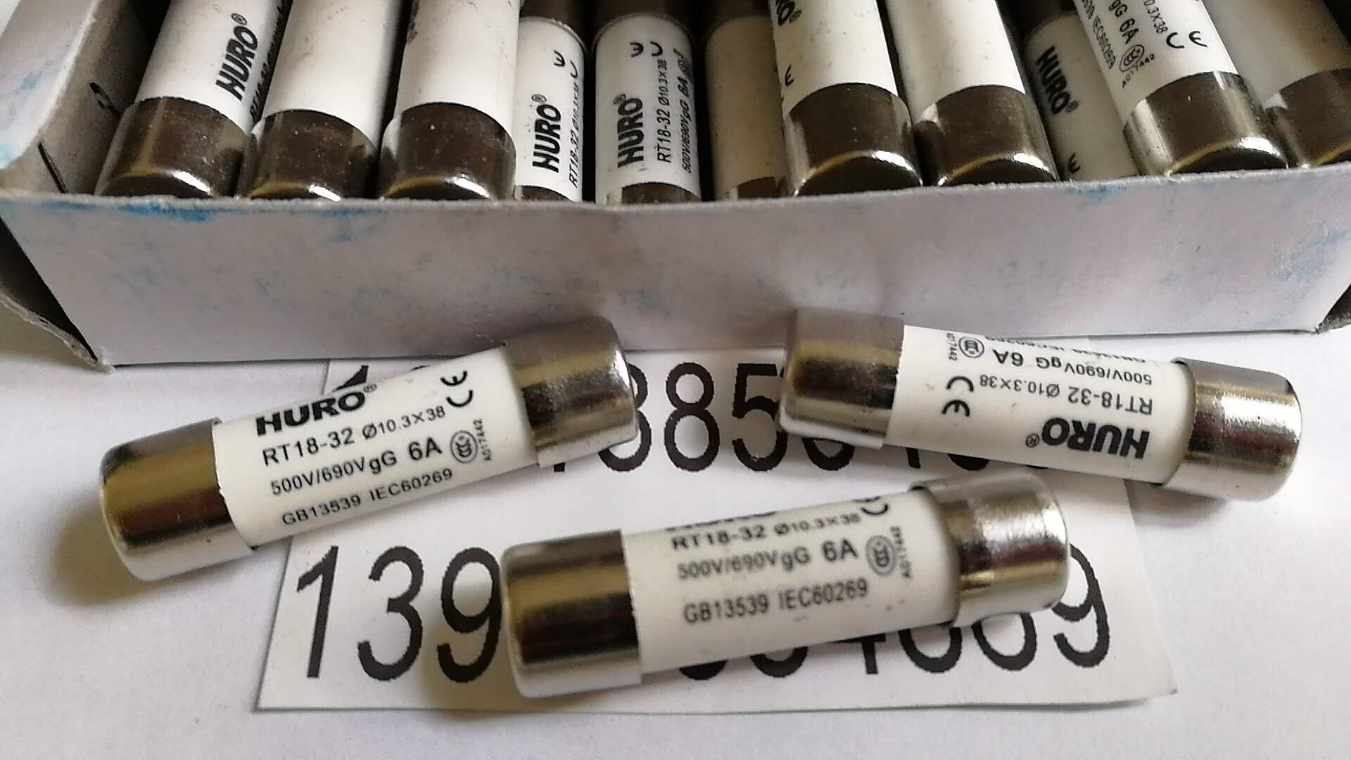 Screw air compressor accessories fuse HURO RT18-32 gG 6A 500V-690V