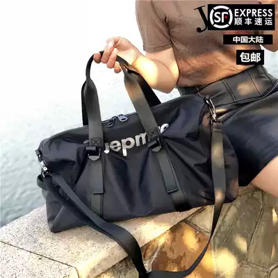 Tarpaulin travel bag for men and women carrying short-distance duffel bag sports bag sports dry and wet separation Fitness Bag