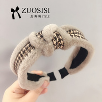 zuosisi autumn and winter new childrens hair card girl bird cute hair hoop Korean color hair accessories headband