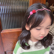 Autumn and winter cute ball childrens hair accessories girl fine hair hoop wool ball quality baby headband hairpin New