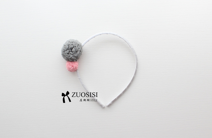 Zuosisi trẻ em Hàn Quốc phụ kiện tóc cô gái bóng headband bé dễ thương headband thủy triều cô gái phụ kiện tóc xinh
