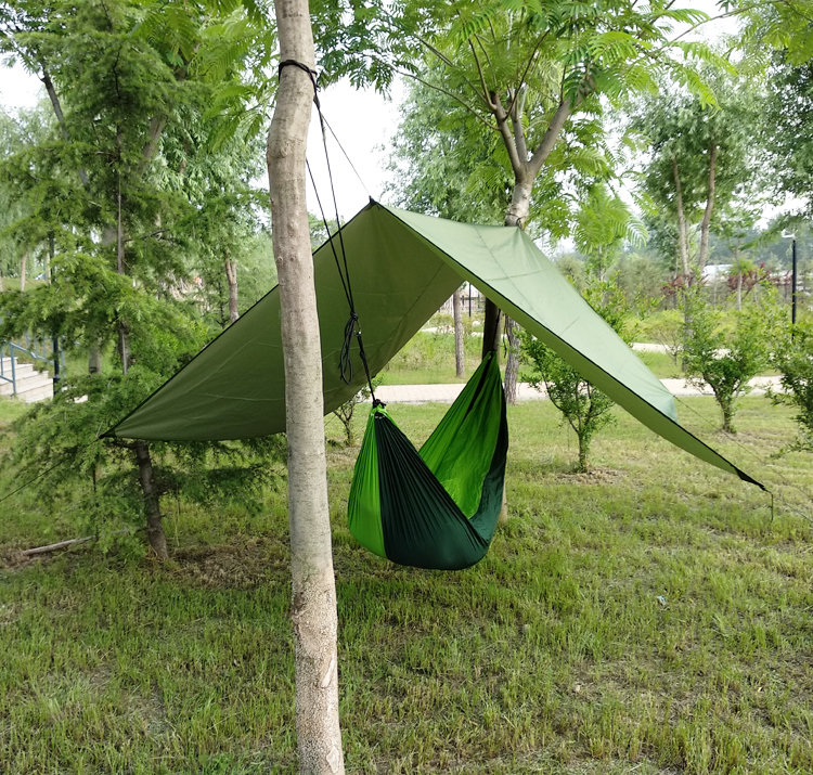 52bushcraft ngoài trời đa chức năng tán bạc chống nắng bãi biển pergola bóng râm trú ẩn - Lều / mái hiên / phụ kiện lều lều hội chợ