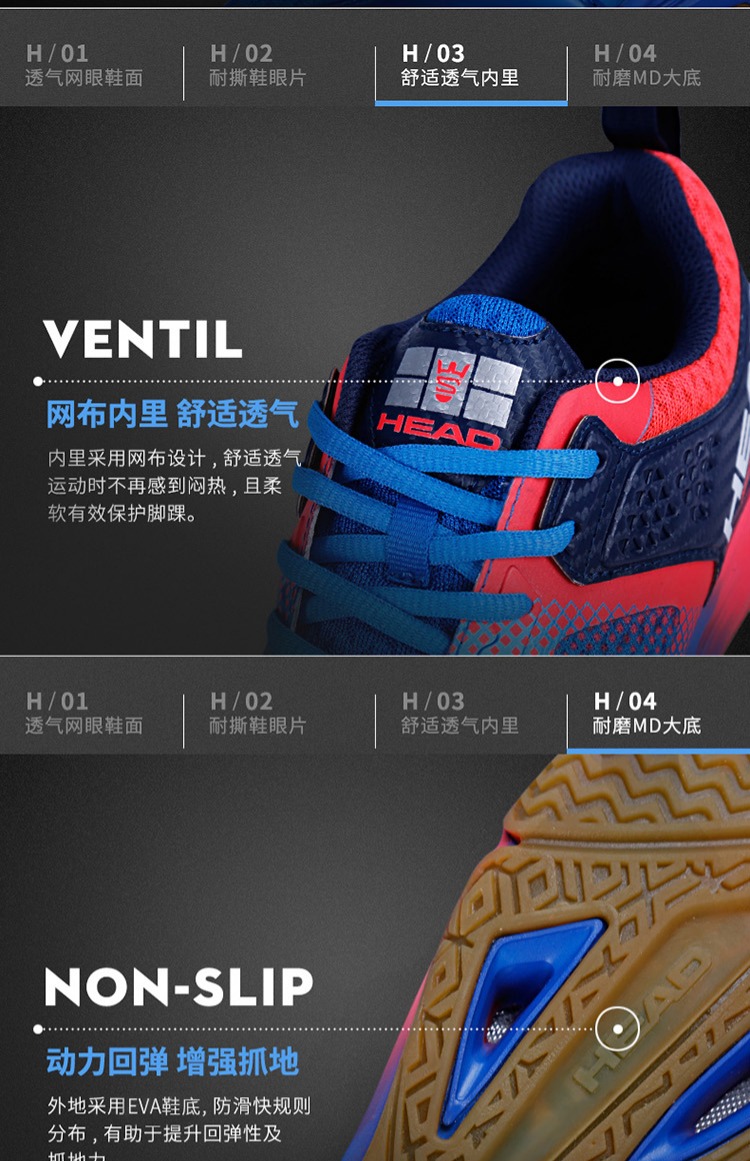 Giày cầu lông của Hyde Giày nam giày sneaker nam trắng