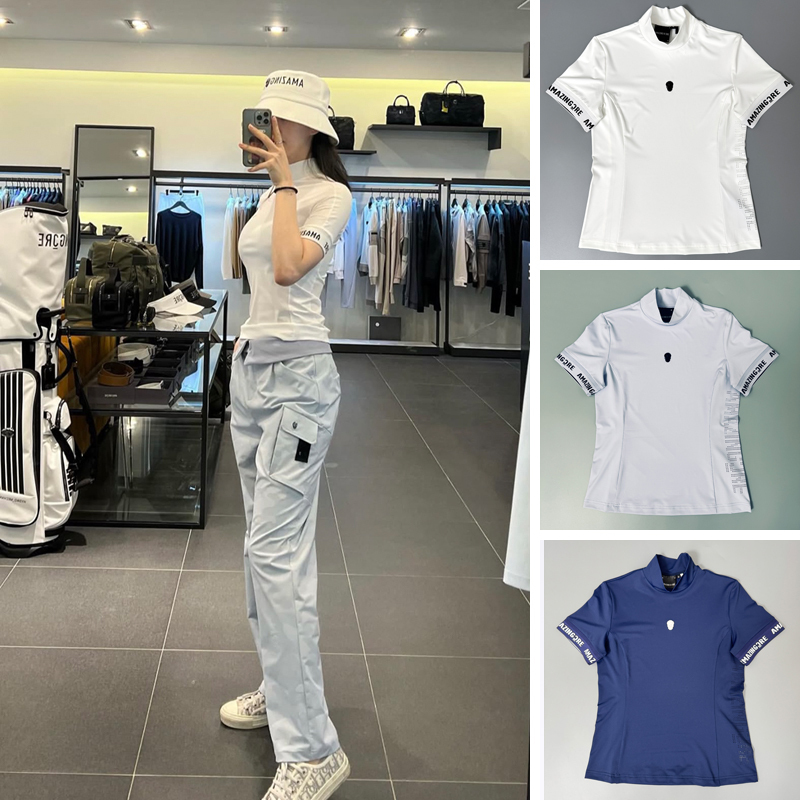 Summer New Korean Style Golf Clothing Women's Short-Sleeved T-Shirt Sports Casual Fashion Versatile Comfortable Breathable Top
