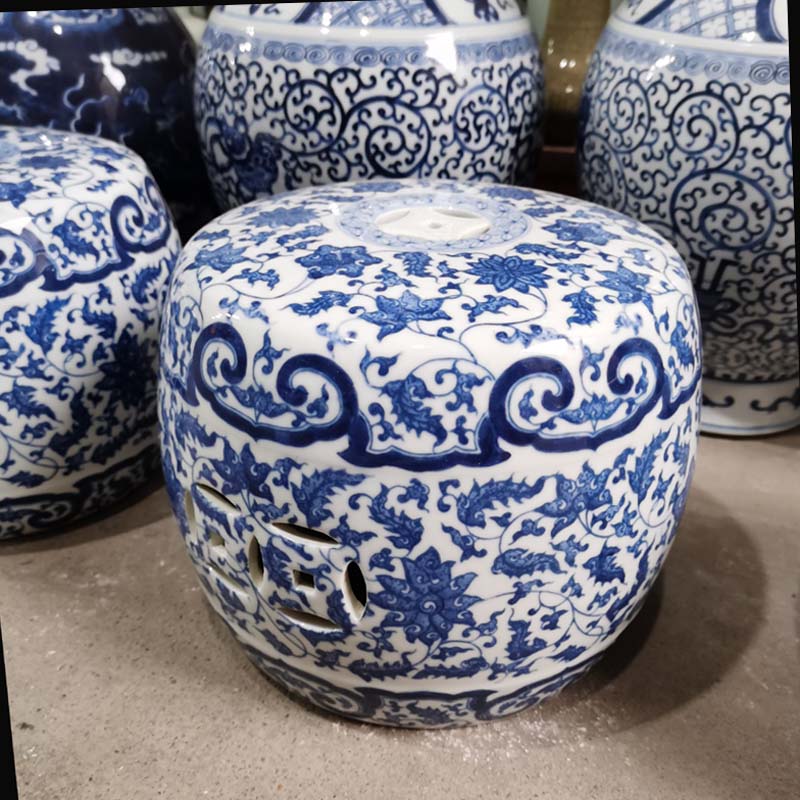 Jingdezhen porcelain who hand - made of hand - made porcelain garden porcelain who classical culture blue who