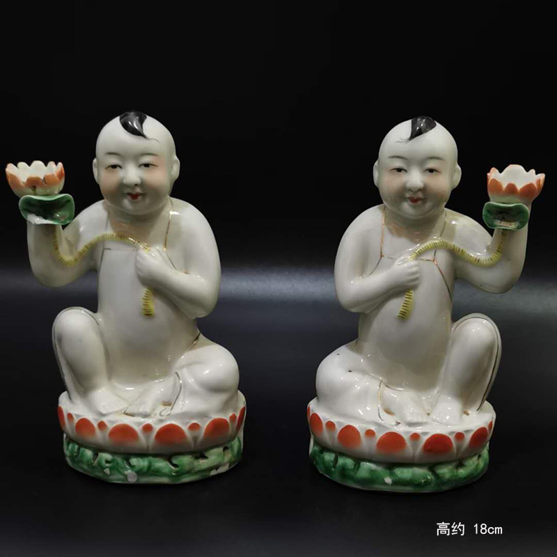 Jingdezhen virgins sit furnishing articles red carp carp its the lad jixiangruyi children 's men and women