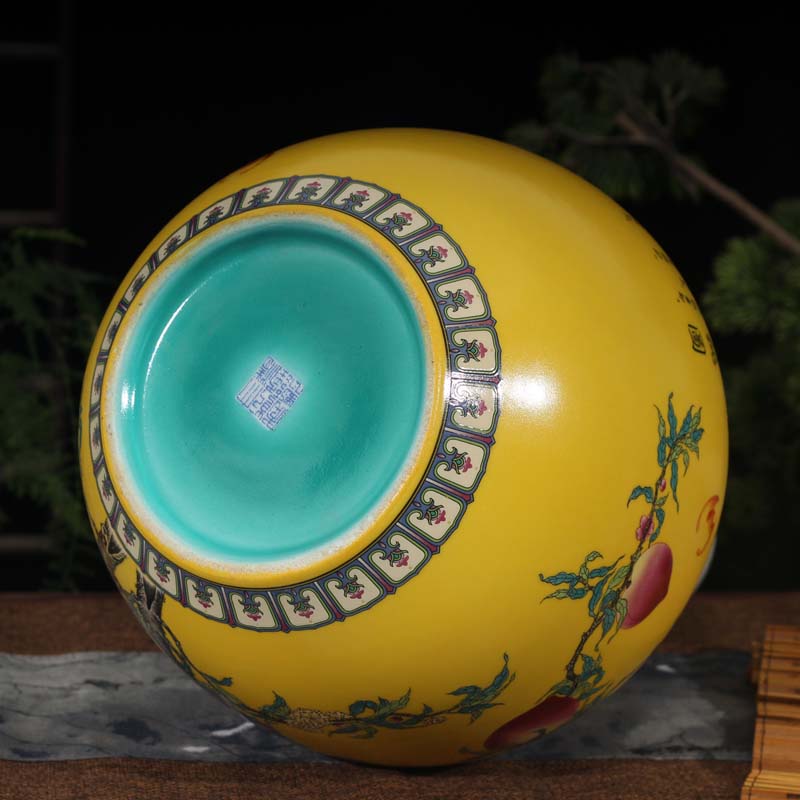 Jingdezhen porcelain display of xiantao celestial home porcelain 40 cm xiantao