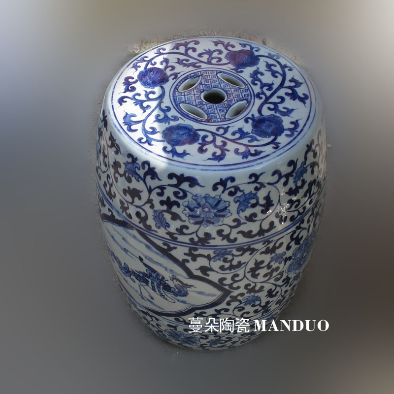 Jingdezhen pure hand - made porcelain who table set is suing garden villa porcelain art is suing the table table