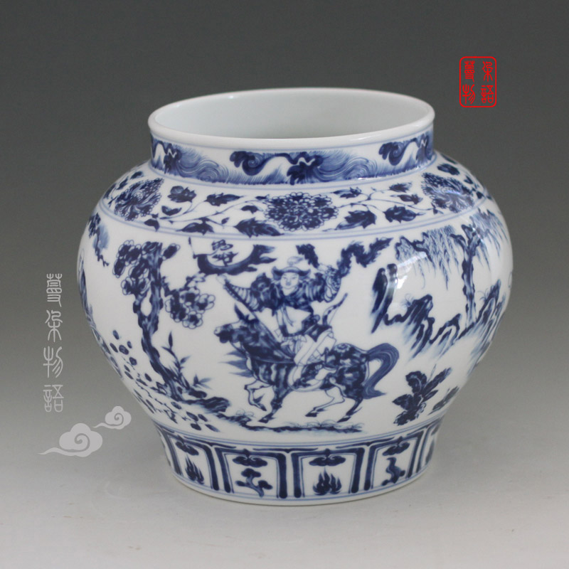 Jingdezhen guiguzi down the vase furnishing articles furnishing imitation antique vase classic guiguzi down the jar