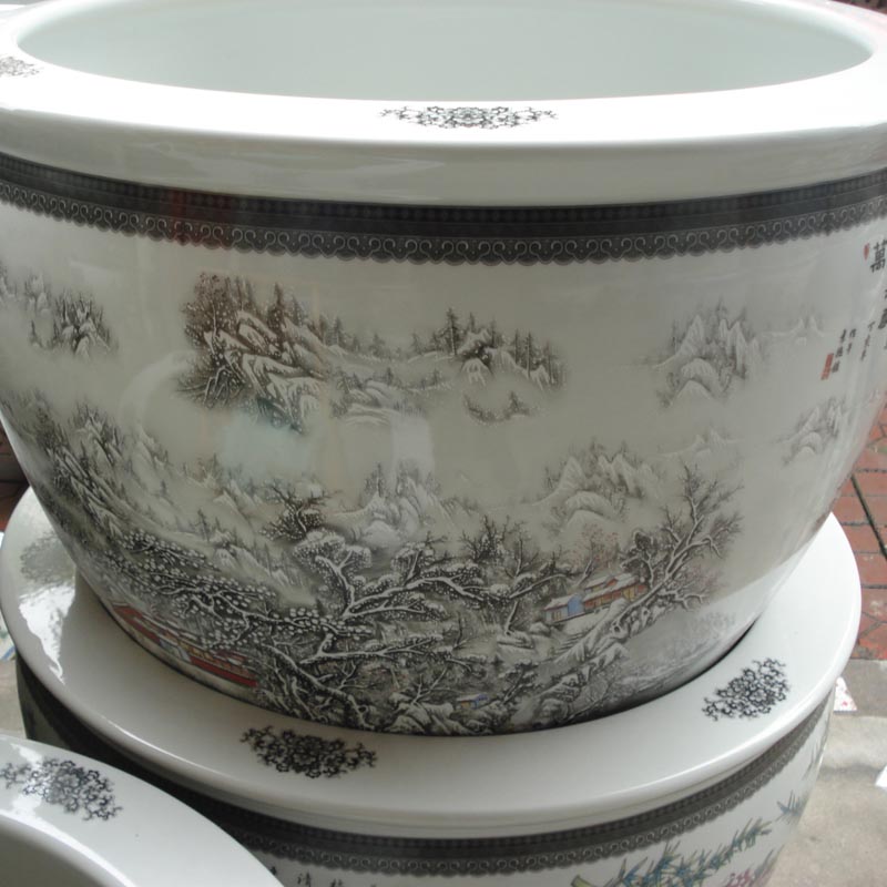 Jingdezhen snow China VAT large China VAT king snow China VAT