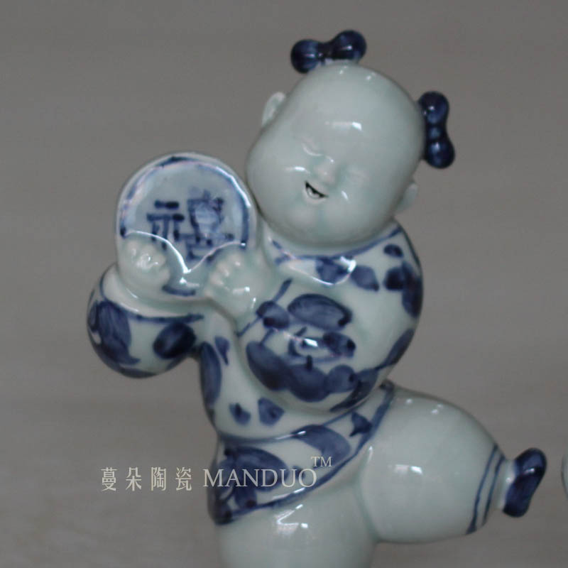 Jingdezhen tong qu fu lu ShouXi character decorative furnishing articles furnishing articles tong qu fu lu ShouXi implication