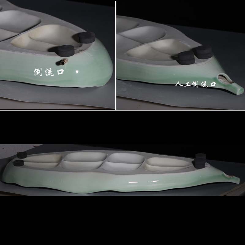 High - grade move kung fu tea set key-2 luxury elegant celadon kung fu tea set tea service