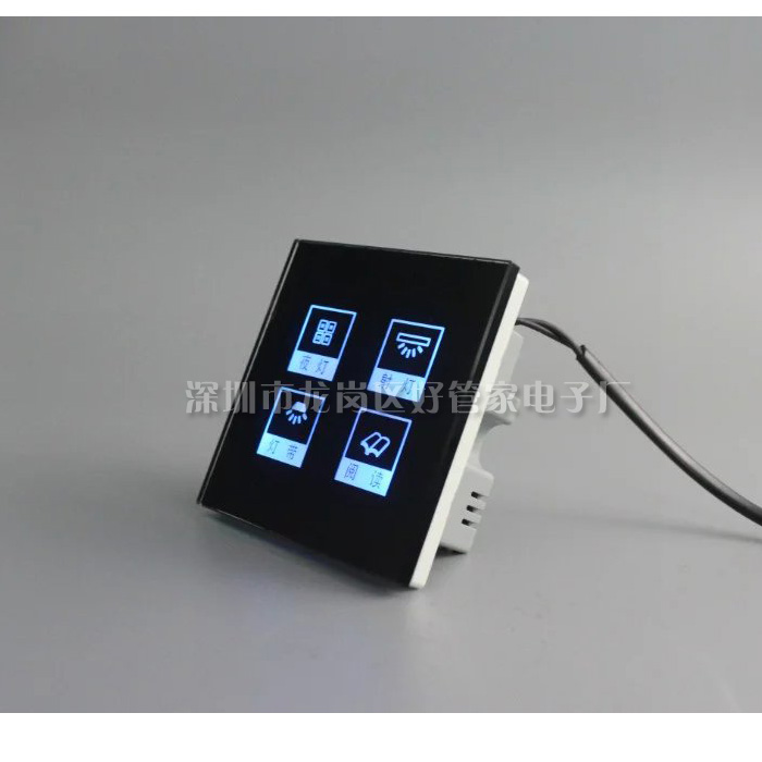 Hotel wall switch 86 type household 4 bit touch sensing panel RV dedicated 220V 12v customization