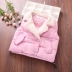 Áo khoác bé gái mùa đông 2018 mới phiên bản Hàn Quốc của áo khoác cotton nữ cho bé thoải mái quần áo trẻ sơ sinh Áo ghi lê