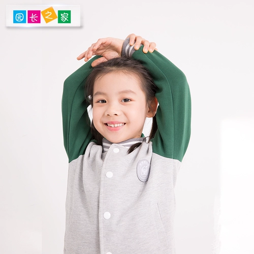 Спортивная осенняя зеленая хлопковая бейсбольная форма для раннего возраста, комплект, семейный стиль