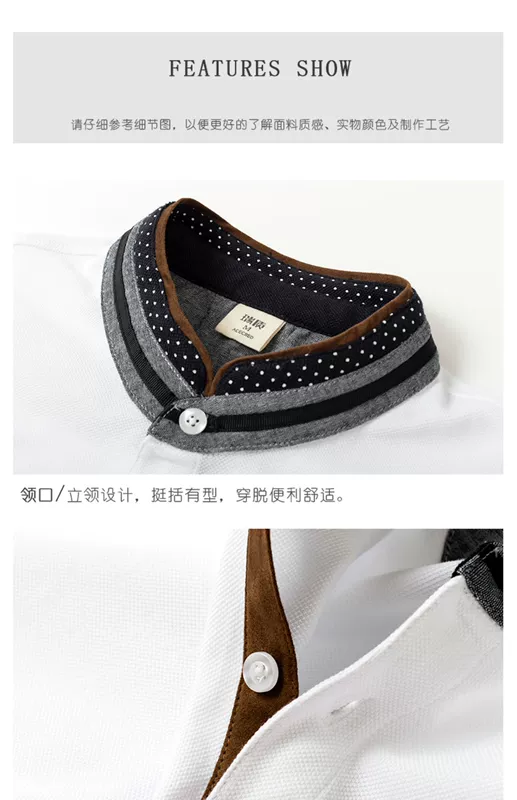 Trung niên cha ngắn tay áo thun trung niên nửa tay áo bố nam mùa hè cotton ông nội cha già quần áo - Áo phông ngắn áo thun nam tay ngắn cổ trụ