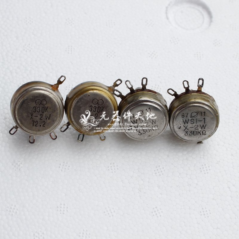 Brand new inventory double ring Universal 2W 330K carbon film potentiometer-Taobao