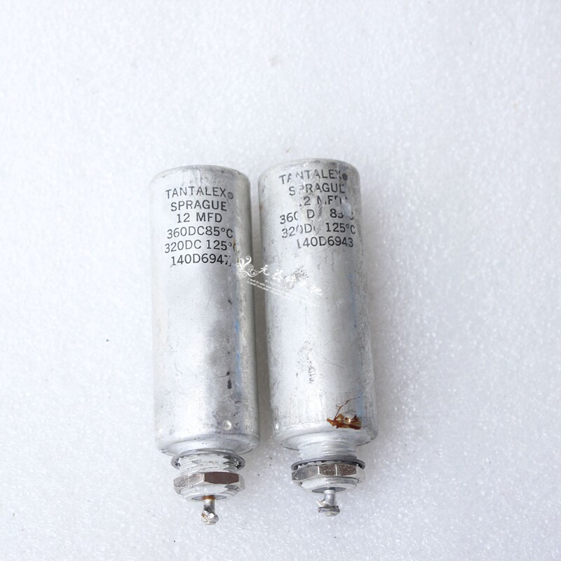 USA SPRAGUE Sisoft silver liner capacitor Lower machine 12UF 320V instrument bile oil soaked with fever capacitor-Taobao