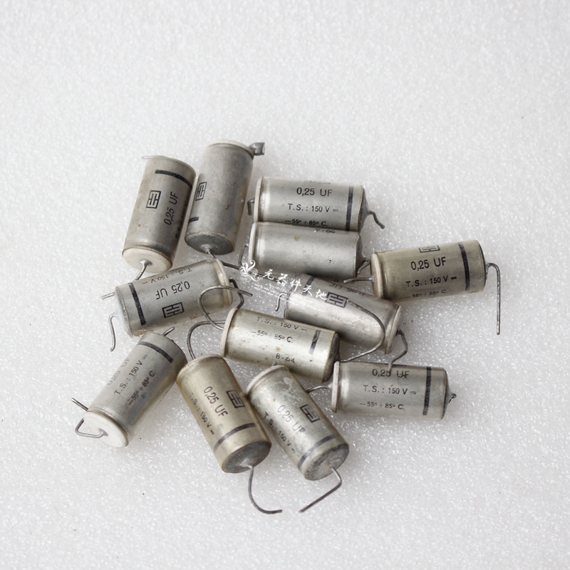 French dismantling machine 0 25UF 150V Single porcelain head Fever Gallbladder capacitor One end pin pick up shell Single price-Taobao