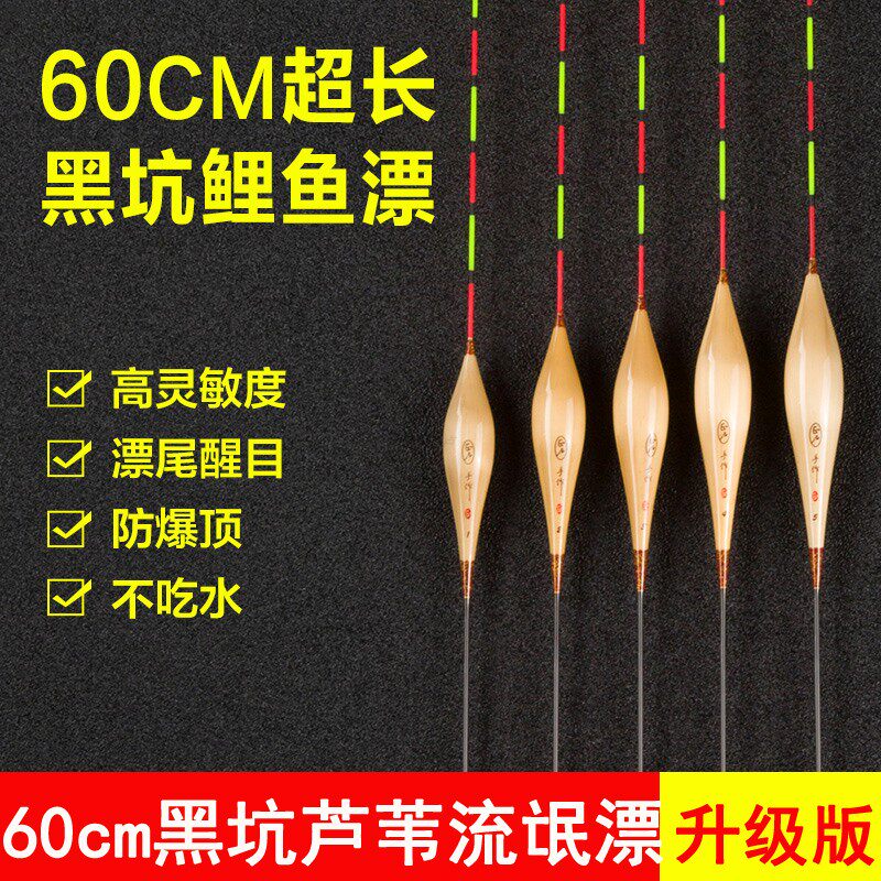 Zhenglu 60см/см 600 длинный тростниковый поплавок удлиненный поплавок для рыбы черная яма с длинным хвостом карп-разбойник супер длинный поплавок