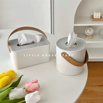 Little-House of the House of the Litter) High sense-handheld paper towel roll paper box wash face towel containing box
