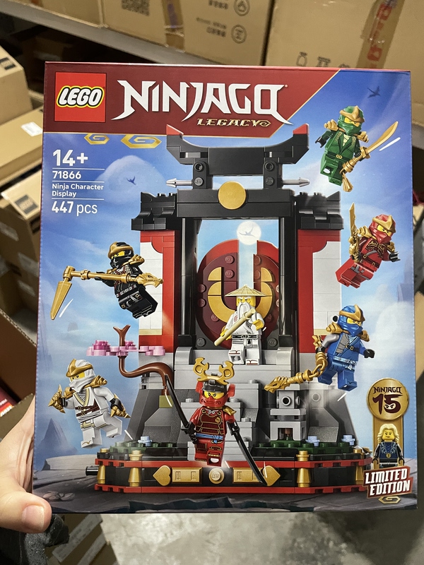 Lego 71866 Ninjago 15Th Anniversary Ninja Dojo Display Stand Children's Building Block Toy
