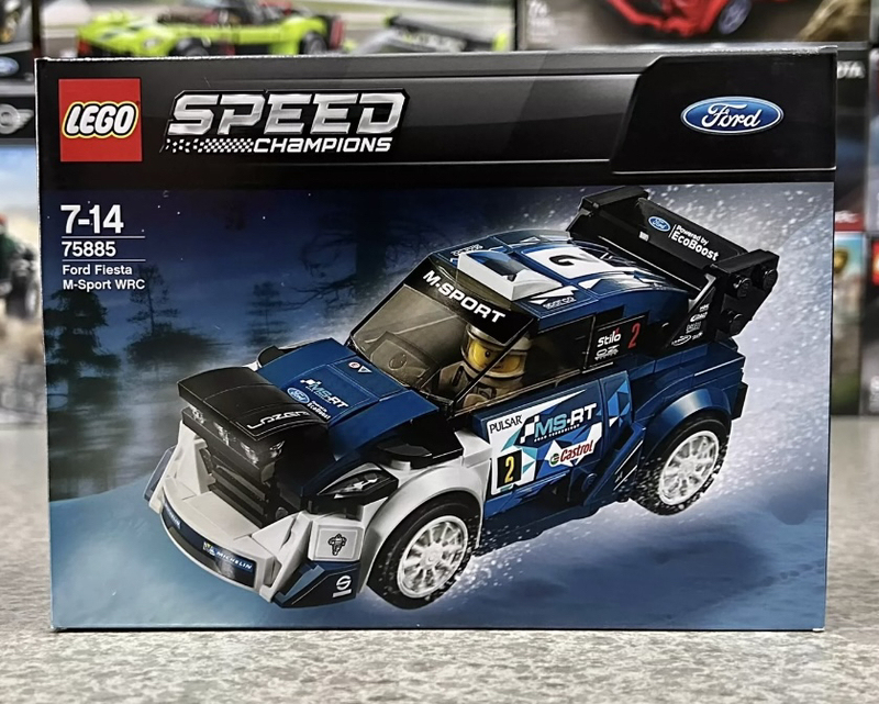 Lego 75885 Ford Fiesta World Rally Car Children's Educational Building Block Toy