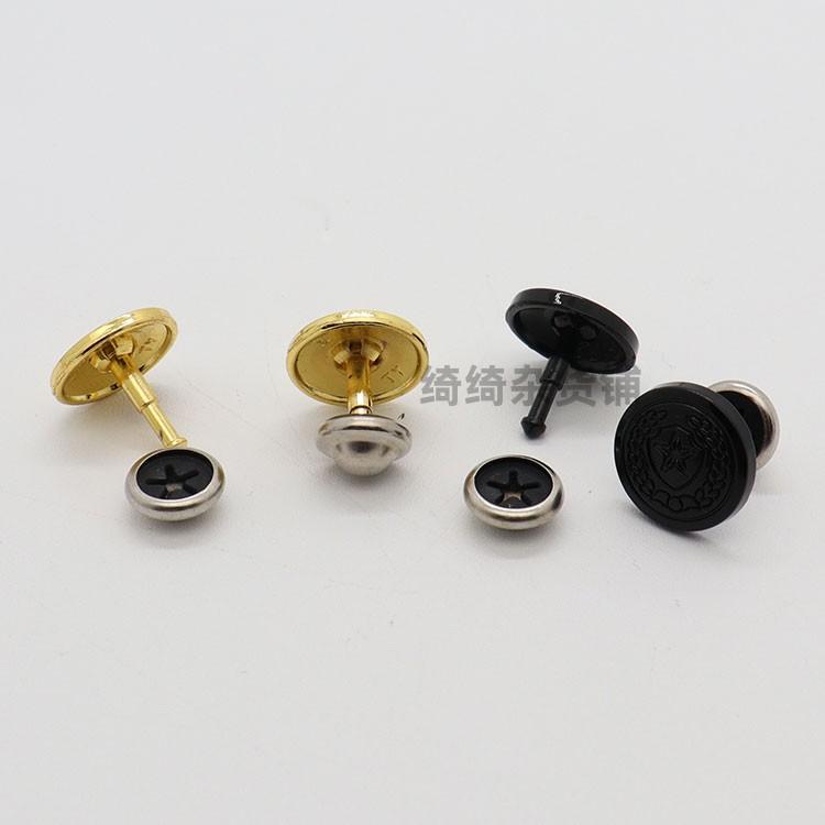 Ordinary Shoulder Buckle, Coat Shoulder Buckle, Quick Release Metal Gold Plastic Hat Buckle, Universal Black Quick Release Buckle