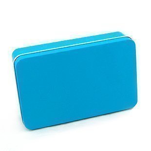 Colorful containing iron box DIY cute iron case storage box desktop containing finishing box stationery iron case
