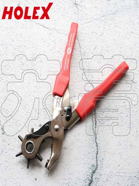 ເຢຍລະມັນ Hofmann HOLEX lever ໄດ້ຮັບ rotary punching pliers rotating punching pliers belt punch 250mm