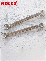Hoffman Holex Germany opens double - head plum wrench pipe wrench head bending 10 degrees metric