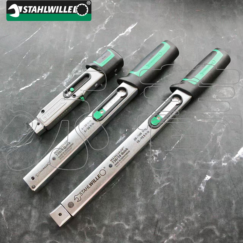 German Original Imported Stahlwille Torque Wrench with Adjustment Scale, 730 Series